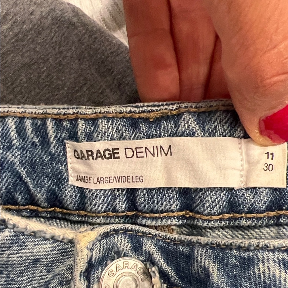 Garage Light Blue Wide Leg Jeans